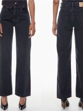 Denim Forum The Farrah Hi-Rise Wide Jean Sz 26/29.5”inseam